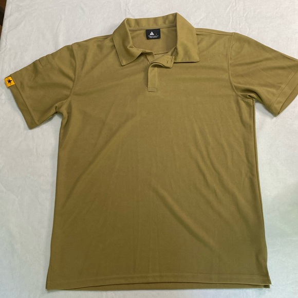 SWISSWELL Tan Collared Tee - Picture 1 of 3
